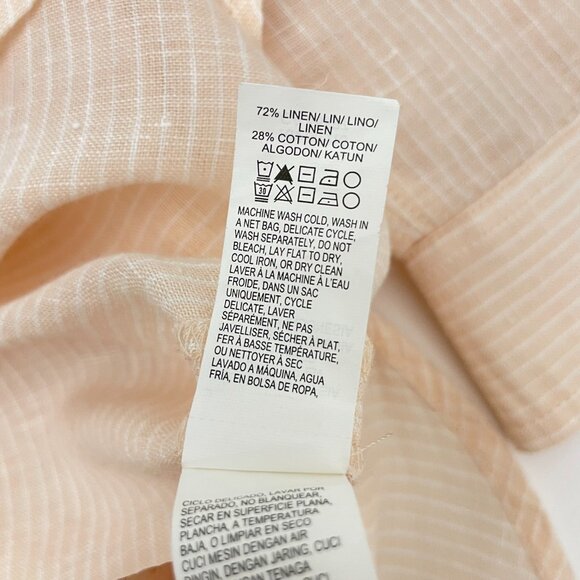 *Lucky Brand Linen Popover Top - Picture 7 of 11